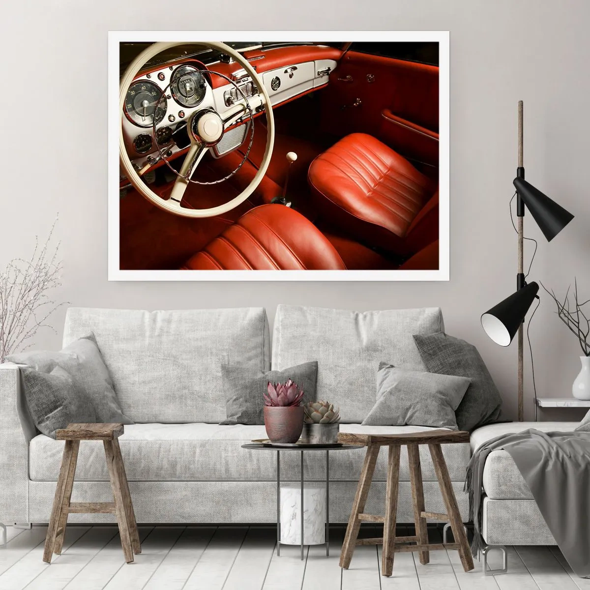 Plakat - Luksus w stylu vintage - 40x30 cm