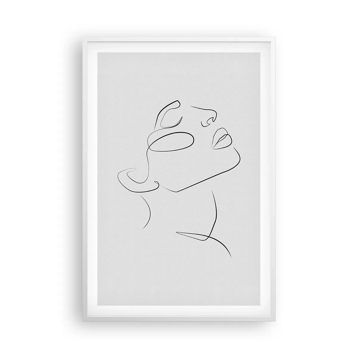 Plakat w białej ramie - Meandry marzenia - 61x91 cm