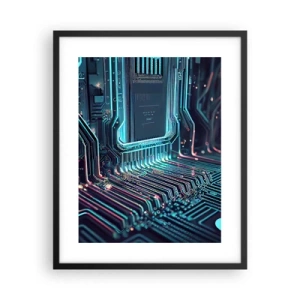 Plakat w czarnej ramie - Tak sobie myślę… - 40x50 cm