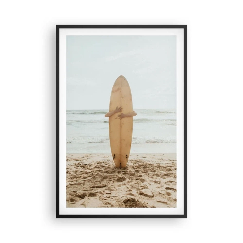 Plakat w czarnej ramie - Z miłości do fal - 61x91 cm