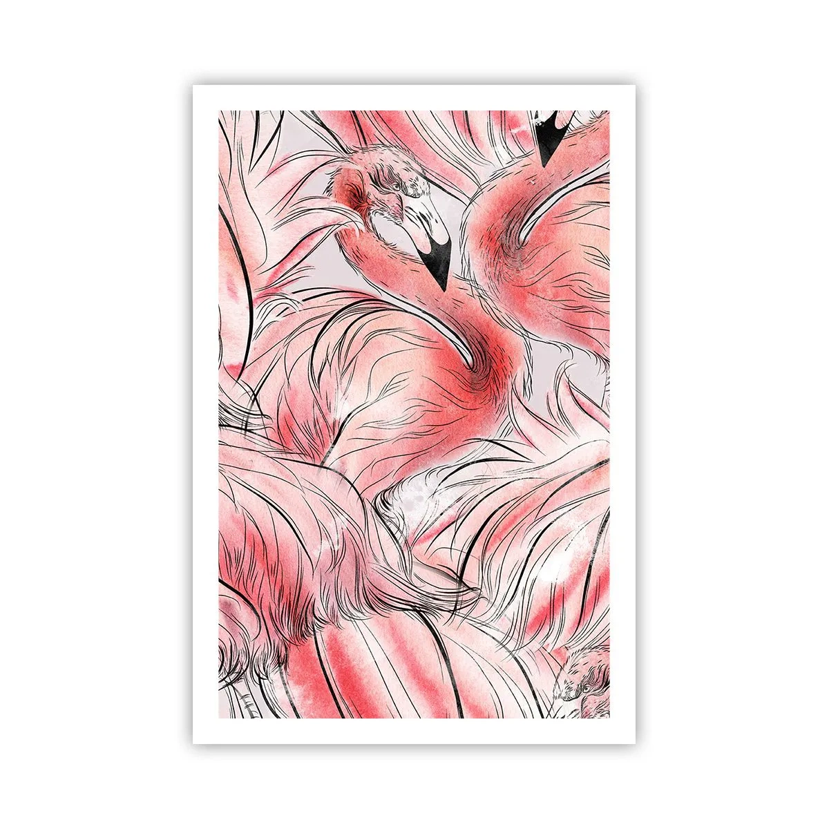 Plakat - Ptasi corps de ballet - 61x91 cm