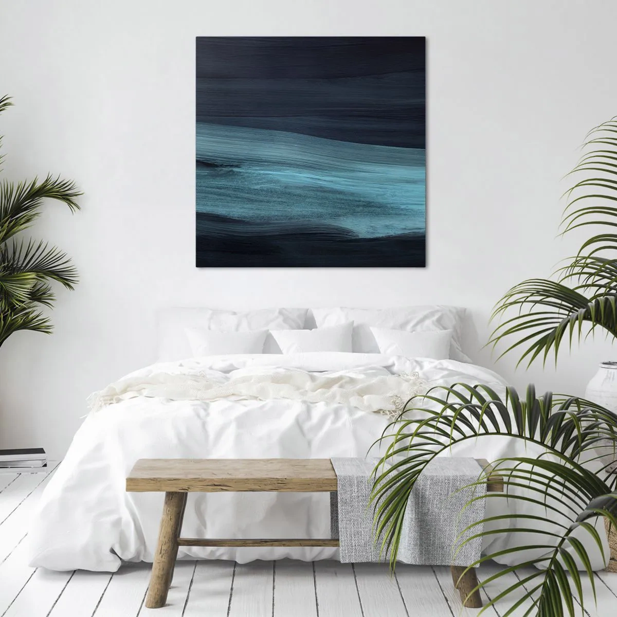 Obraz na płótnie - Popłyń z nurtem - 60x60 cm
