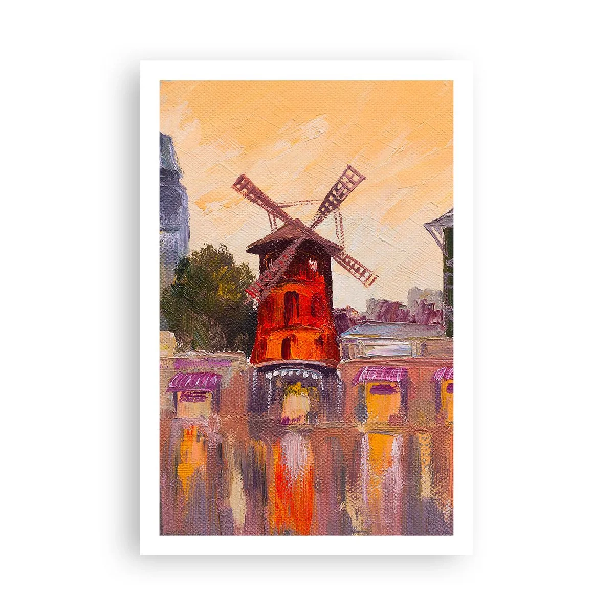 Plakat - Paryskie ikony – Moulin Rouge - 61x91 cm
