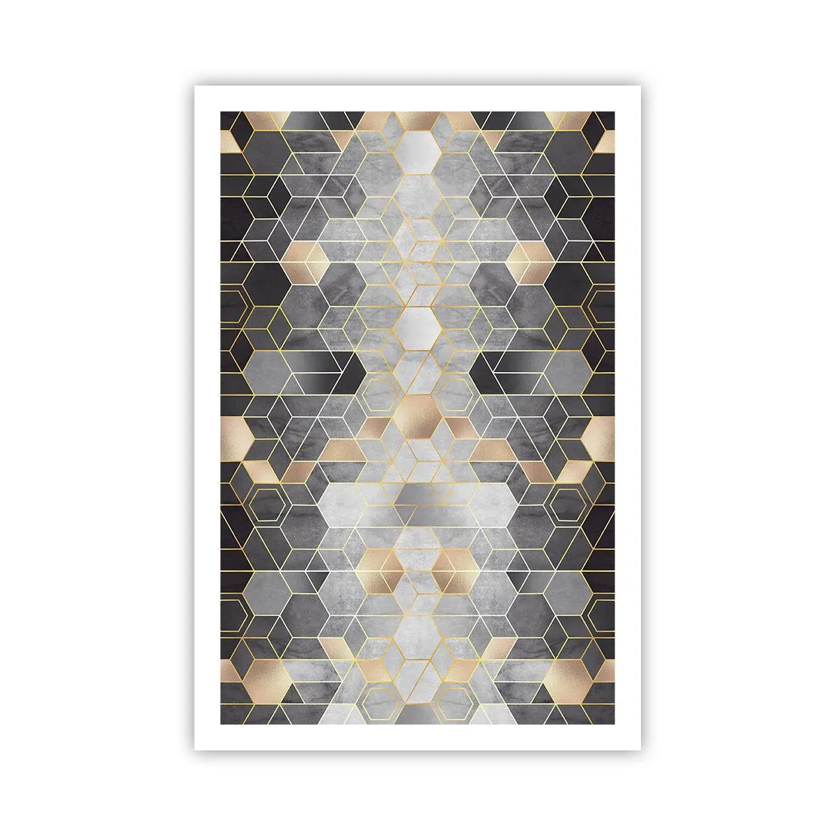 Plakat - Diamentowa kompozycja - 61x91 cm