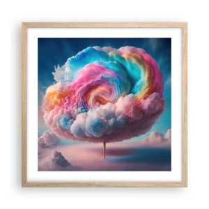 Plakat w ramie jasny dąb - Sen o wesołym miasteczku - 50x50 cm