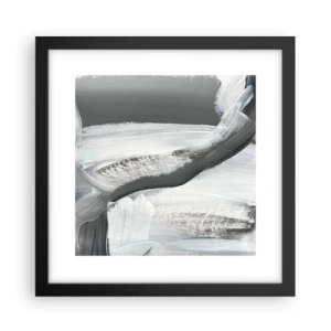 Plakat w czarnej ramie - Zdecydowanym ruchem - 30x30 cm