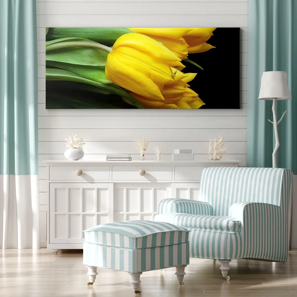 Obraz na płótnie - Powstały z czystego słońca - 100x40 cm