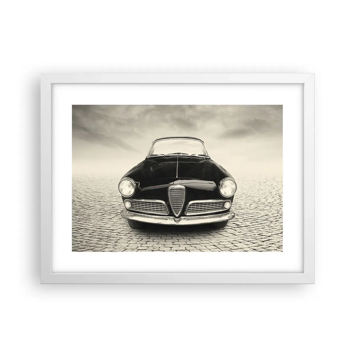 Plakat w białej ramie - I jak mnie nie kochać? - 40x30 cm