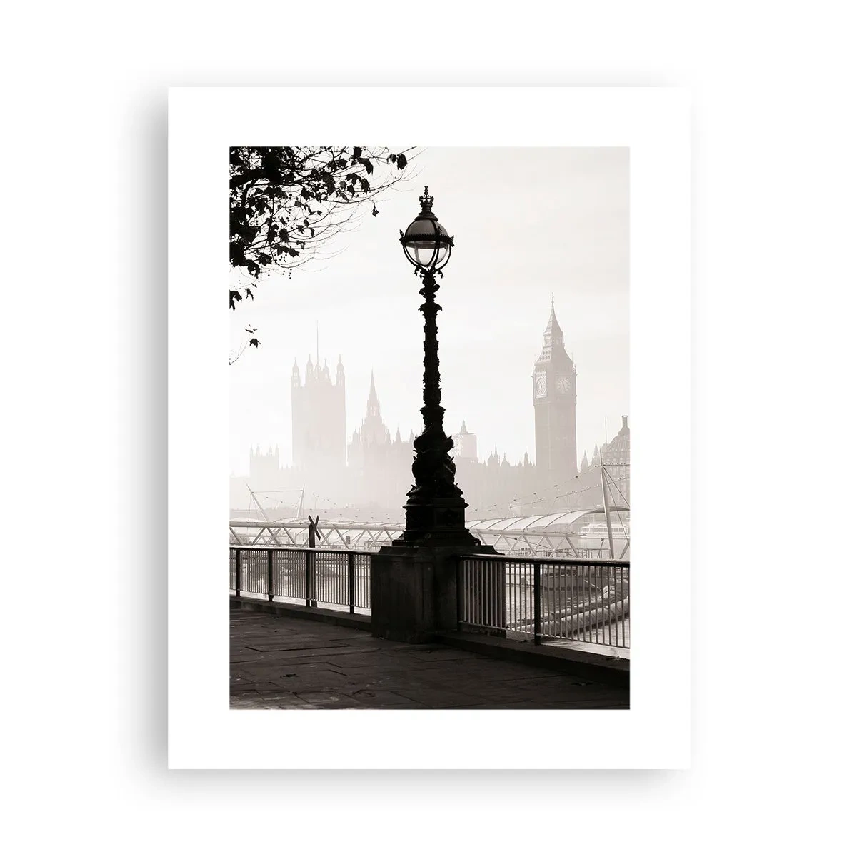 Plakat - Londyński poranek - 30x40 cm