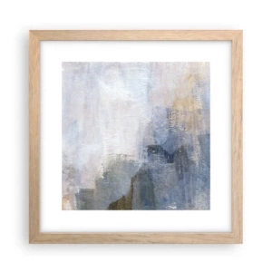 Plakat w ramie jasny dąb - Tony i akordy barw - 30x30 cm