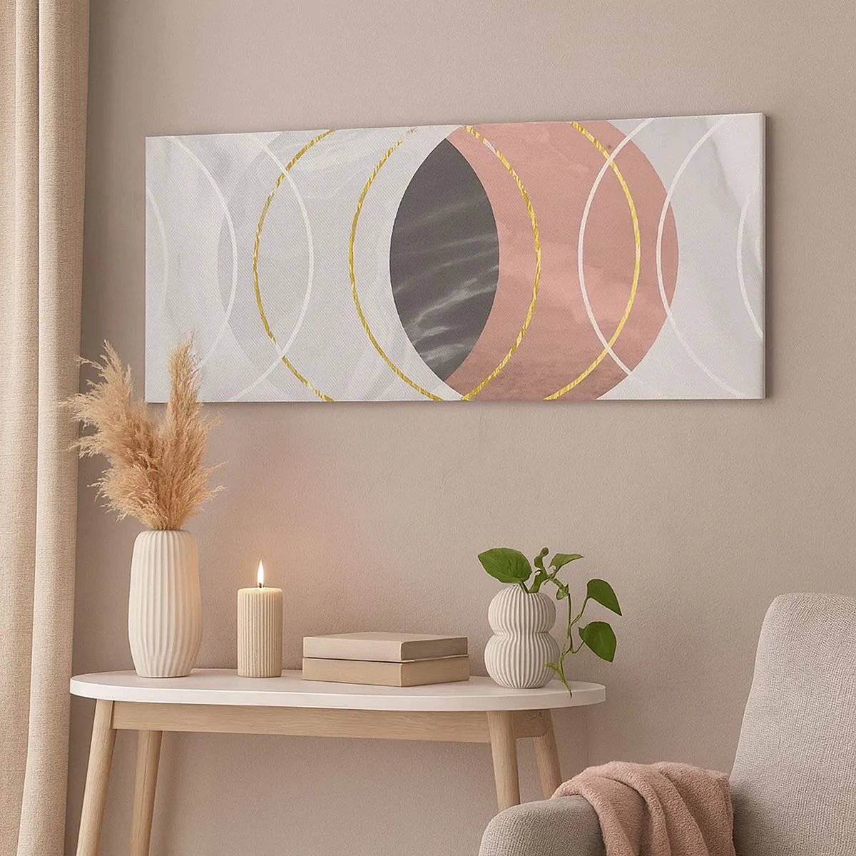 Obraz na płótnie - Muzyka sfer - 100x40 cm