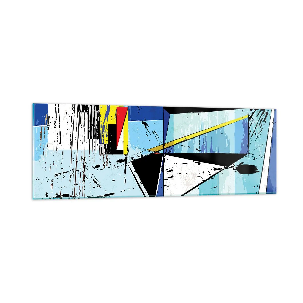 Obraz na szkle - Patrzeć na świat pod kątem... - 90x30 cm