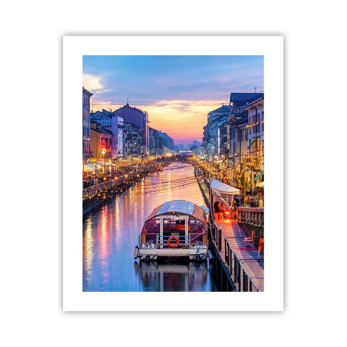 Plakat - Wieczór światła i zabawy - 40x50 cm