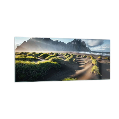 Obraz na szkle - Harmonia żywiołów - 100x40 cm