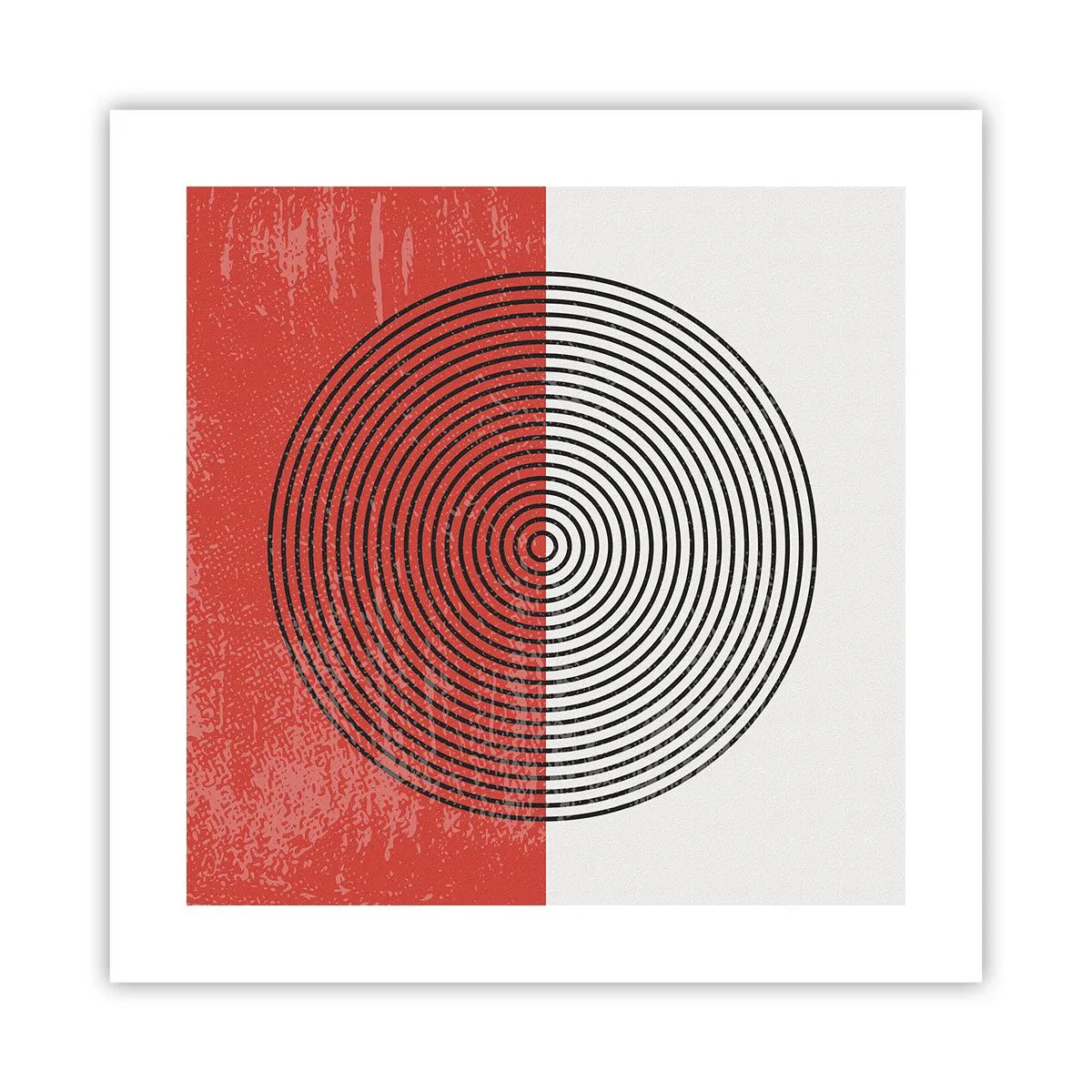 Plakat - W samo sedno - 40x40 cm