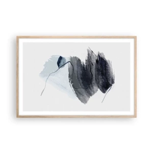 Plakat w ramie jasny dąb - Intensywność i ruch - 91x61 cm