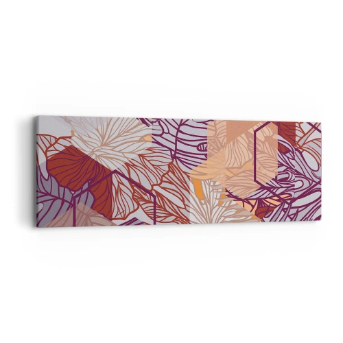 Obraz na płótnie - Związek niemozliwy geometrii i natury - 90x30 cm