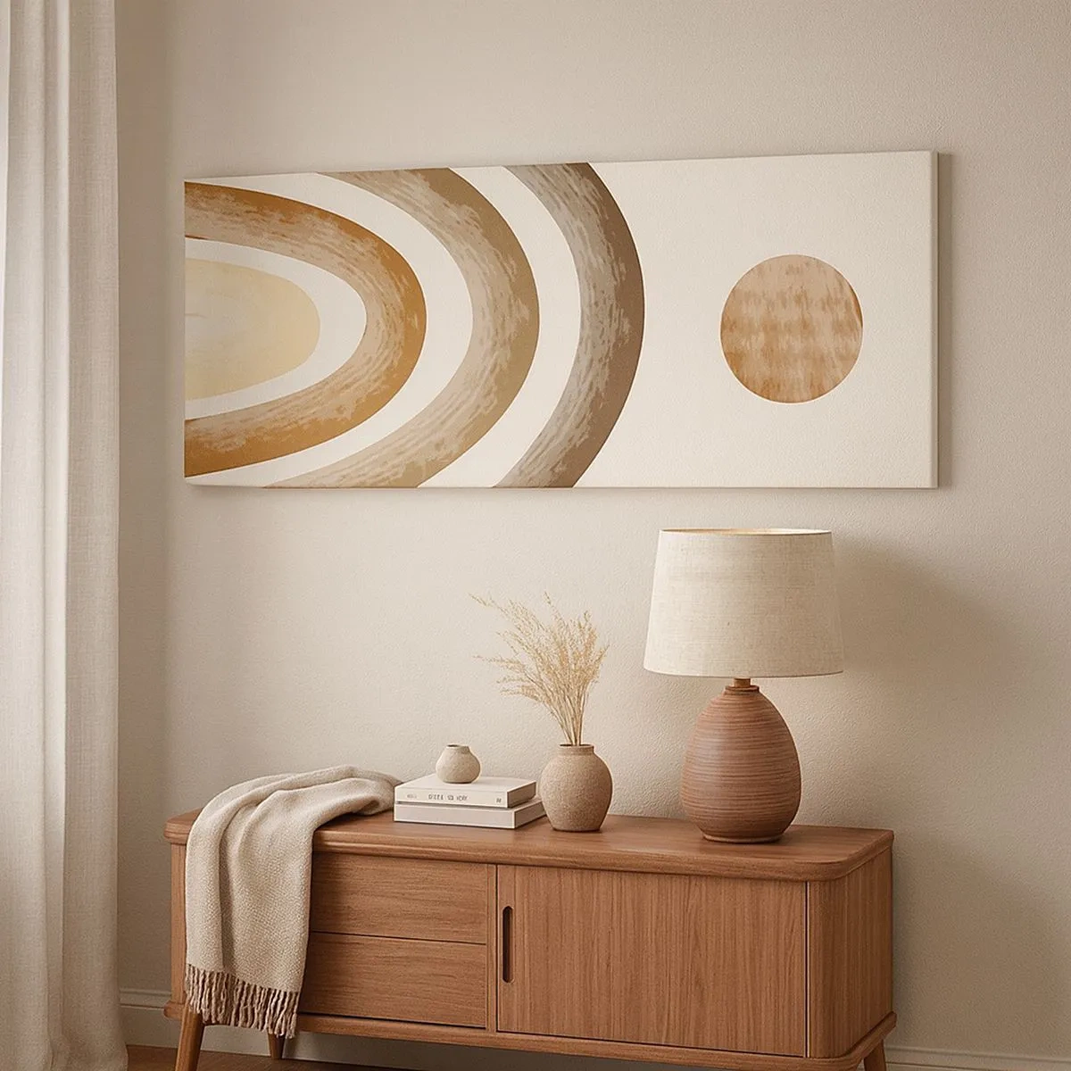 Obraz na płótnie - W odległej galaktyce - 100x40 cm