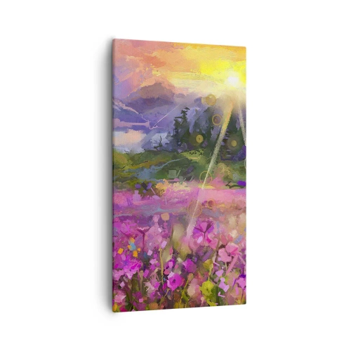 Obraz na płótnie - W dolinie pod opieką słońca - 55x100 cm