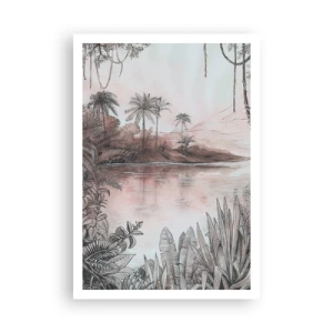 Plakat - XIX-wieczny pamiętnik odkrywcy - 70x100 cm