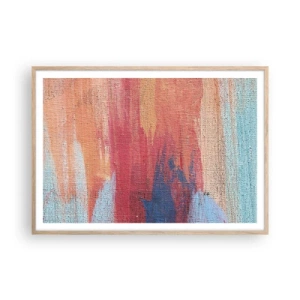 Plakat w ramie jasny dąb - Spłynąć tęczą - 100x70 cm