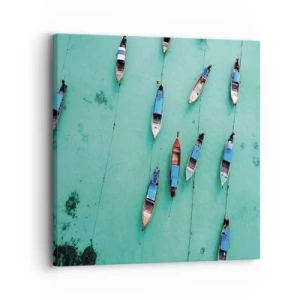 Obraz na płótnie - W radosnym oczekiwaniu - 30x30 cm