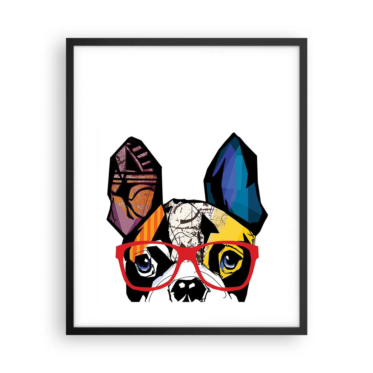 Plakat w czarnej ramie - Intelektualista - 40x50 cm