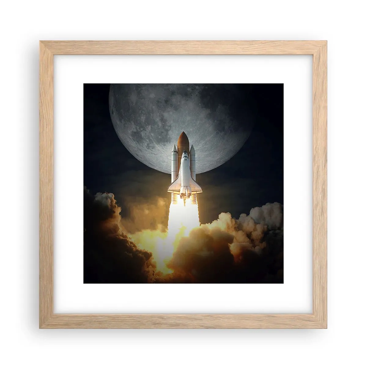 Plakat w ramie jasny dąb - Początek nieziemskiej przygody - 30x30 cm