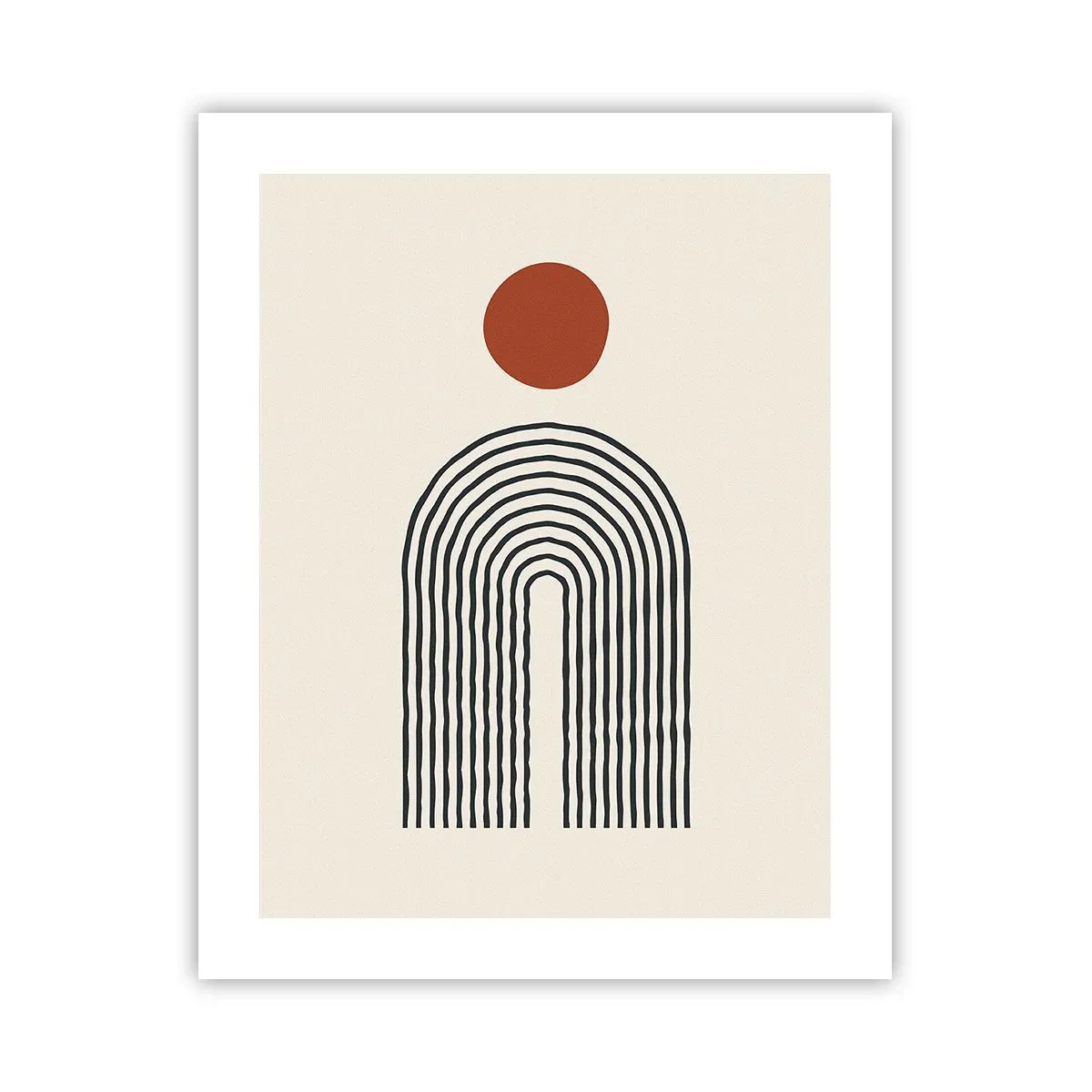Plakat - Magnetyzm kształtów i barw - 40x50 cm
