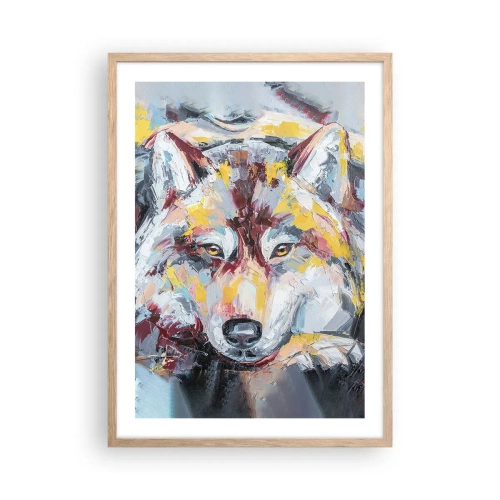 Plakat w ramie jasny dąb - Spokój wśród bliskich - 50x70 cm