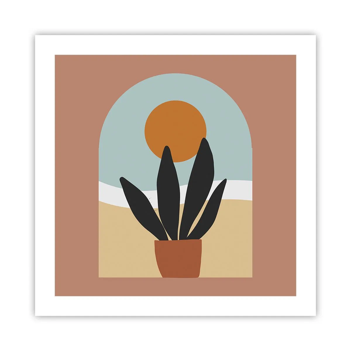 Plakat - Drobne radości - 50x50 cm