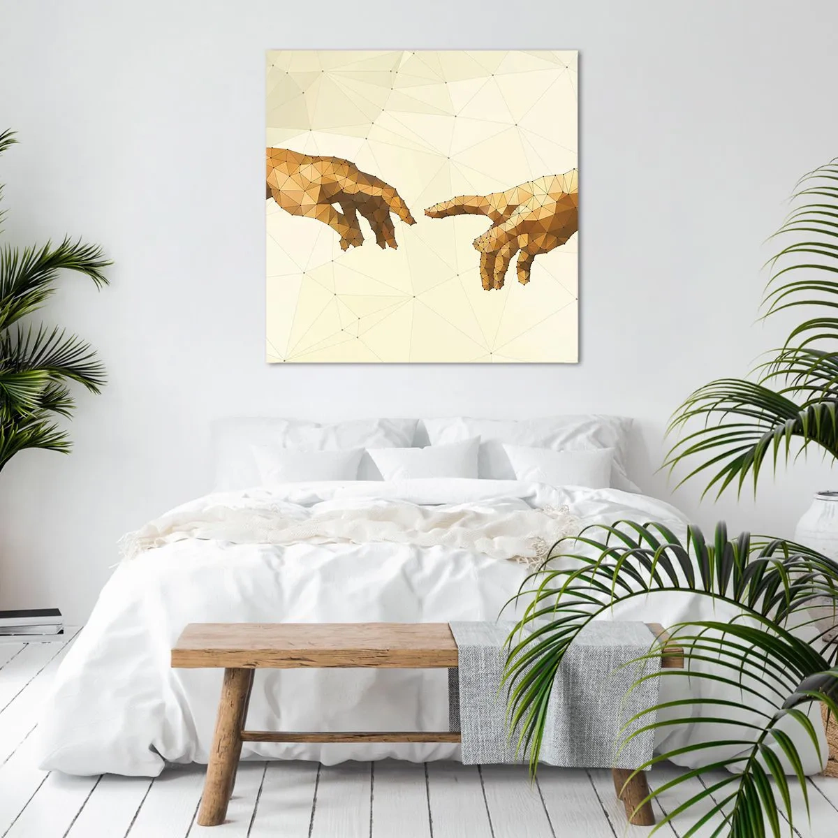 Obraz na płótnie - Boska geometria - 50x50 cm