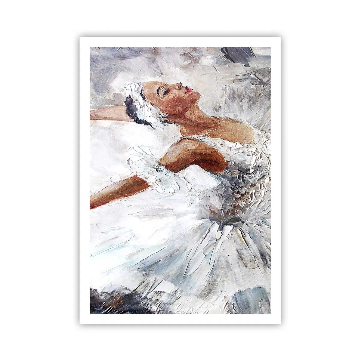 Plakat - Delikatna i lekka jak tiul - 70x100 cm