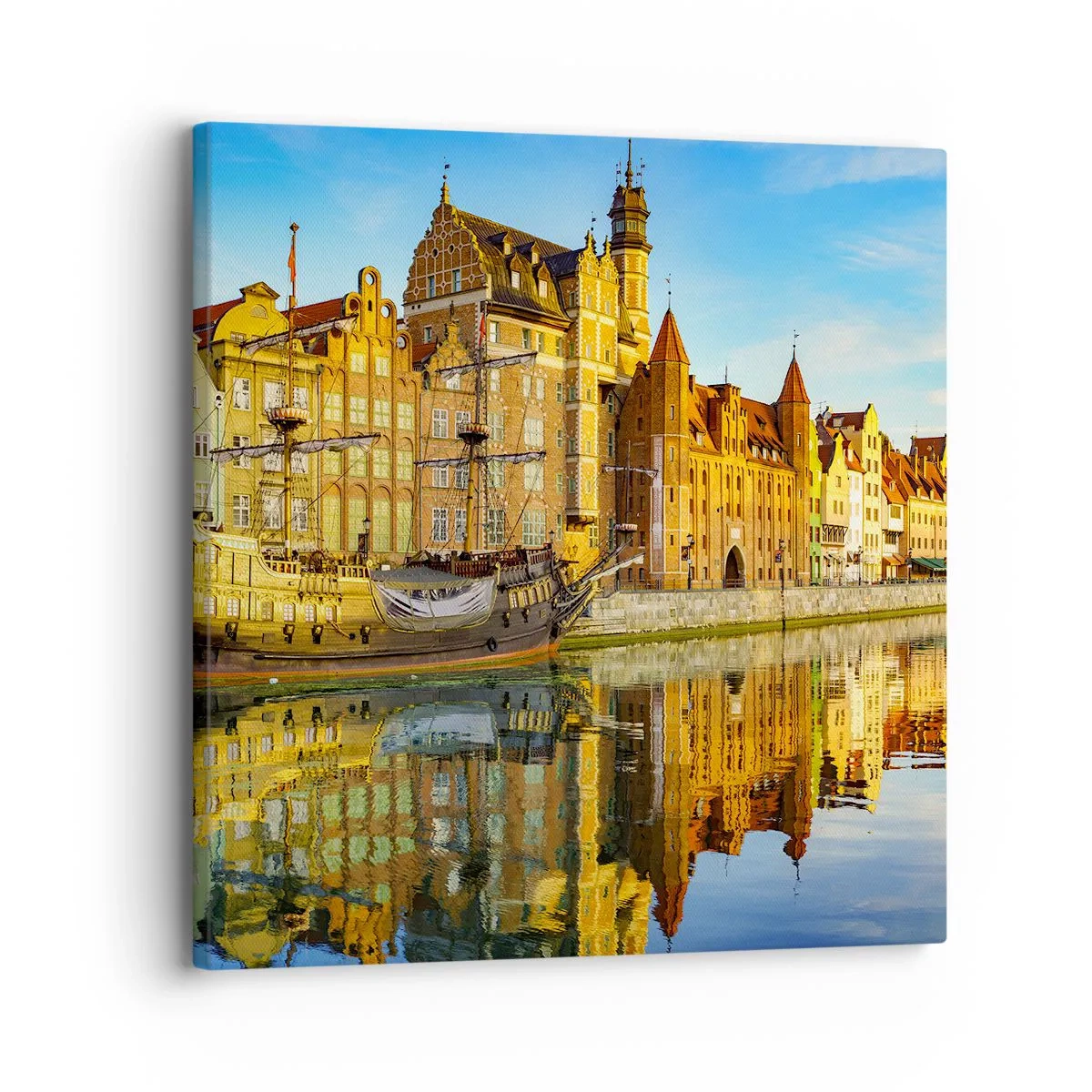 Obraz na płótnie - Lustrzane odbicie przeszłości - 30x30 cm