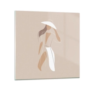 Obraz na szkle - Moda to zabawa - 30x30 cm