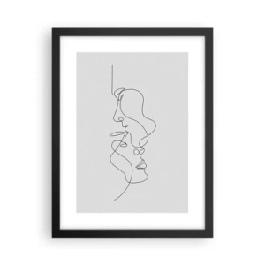 Plakat w czarnej ramie - Żar rzewnych żądz - 30x40 cm