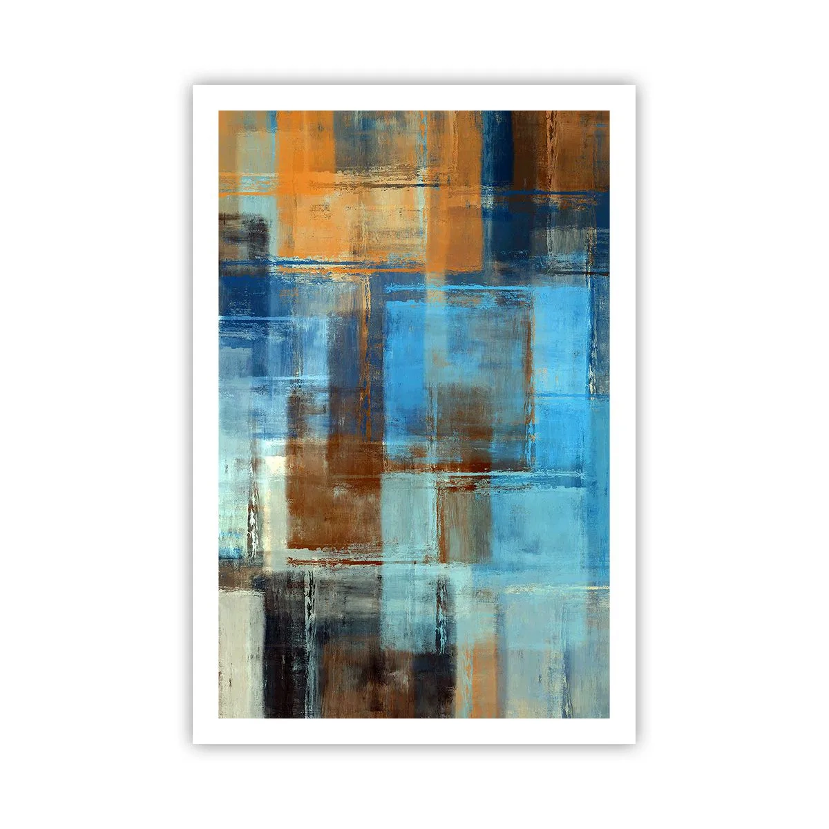 Plakat - Przez błękitną zasłonę - 61x91 cm