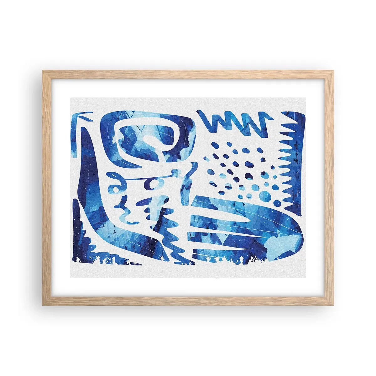 Plakat w ramie jasny dąb - Powrót do korzeni - 50x40 cm