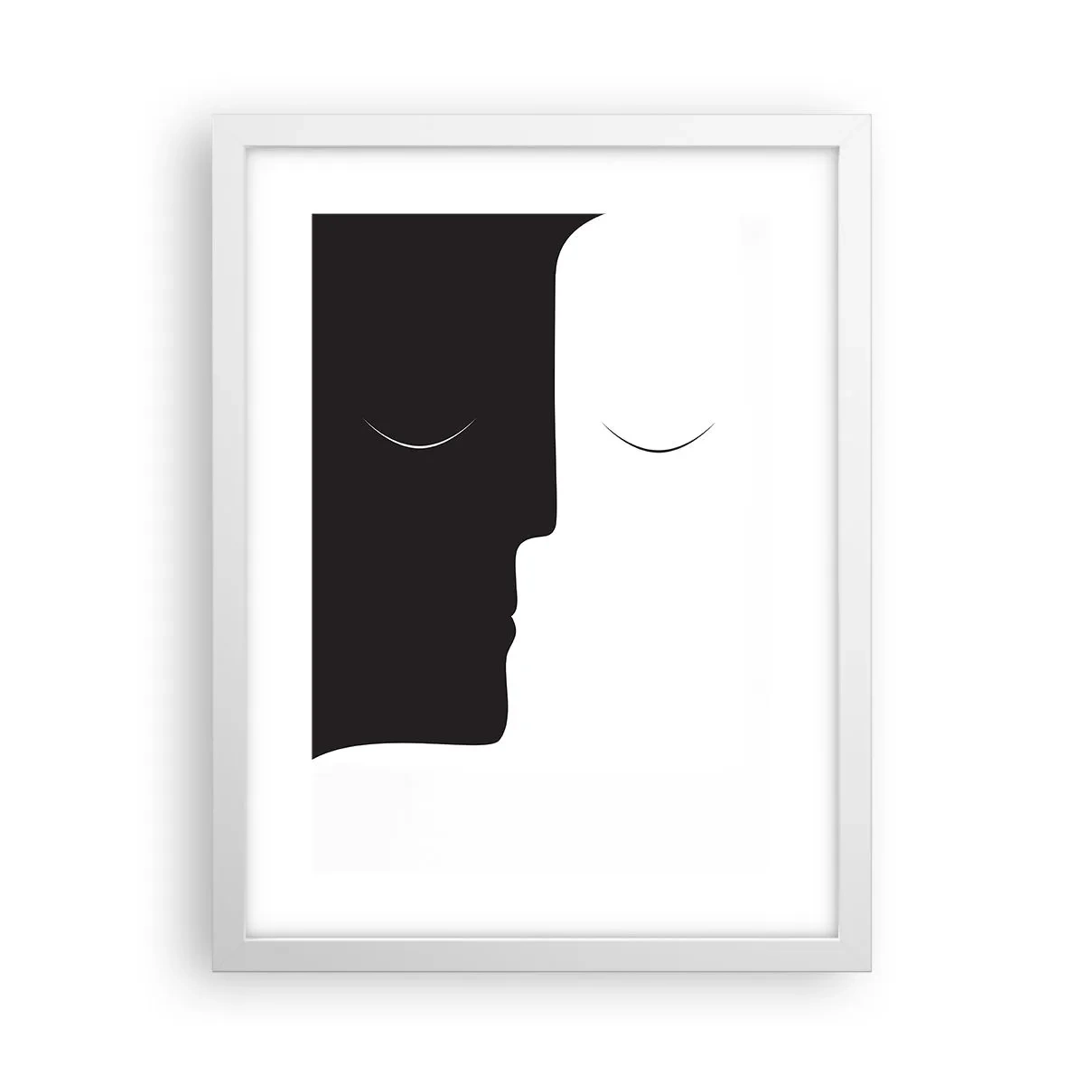 Plakat w białej ramie - Jedność przeciwieństw - 30x40 cm