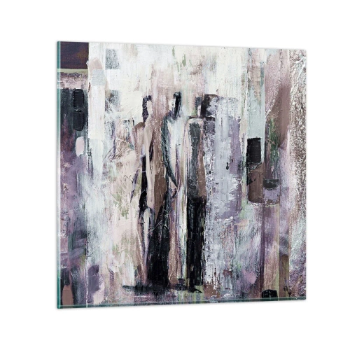 Obraz na szkle - Tajemnicza trójka - 50x50 cm