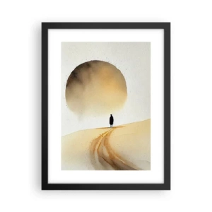 Plakat w czarnej ramie - Zawsze tęsknota - 30x40 cm