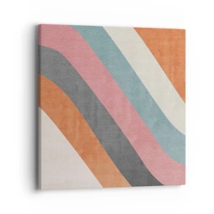 Obraz na płótnie - Kompozycja diagonalna – ruch - 40x40 cm