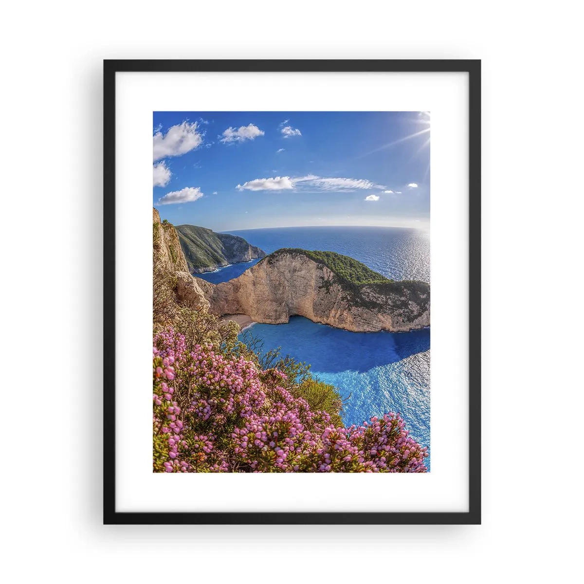 Plakat w czarnej ramie - Moje wielkie greckie wakacje - 40x50 cm
