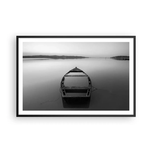 Plakat w czarnej ramie - Tęsknota i melancholia - 91x61 cm