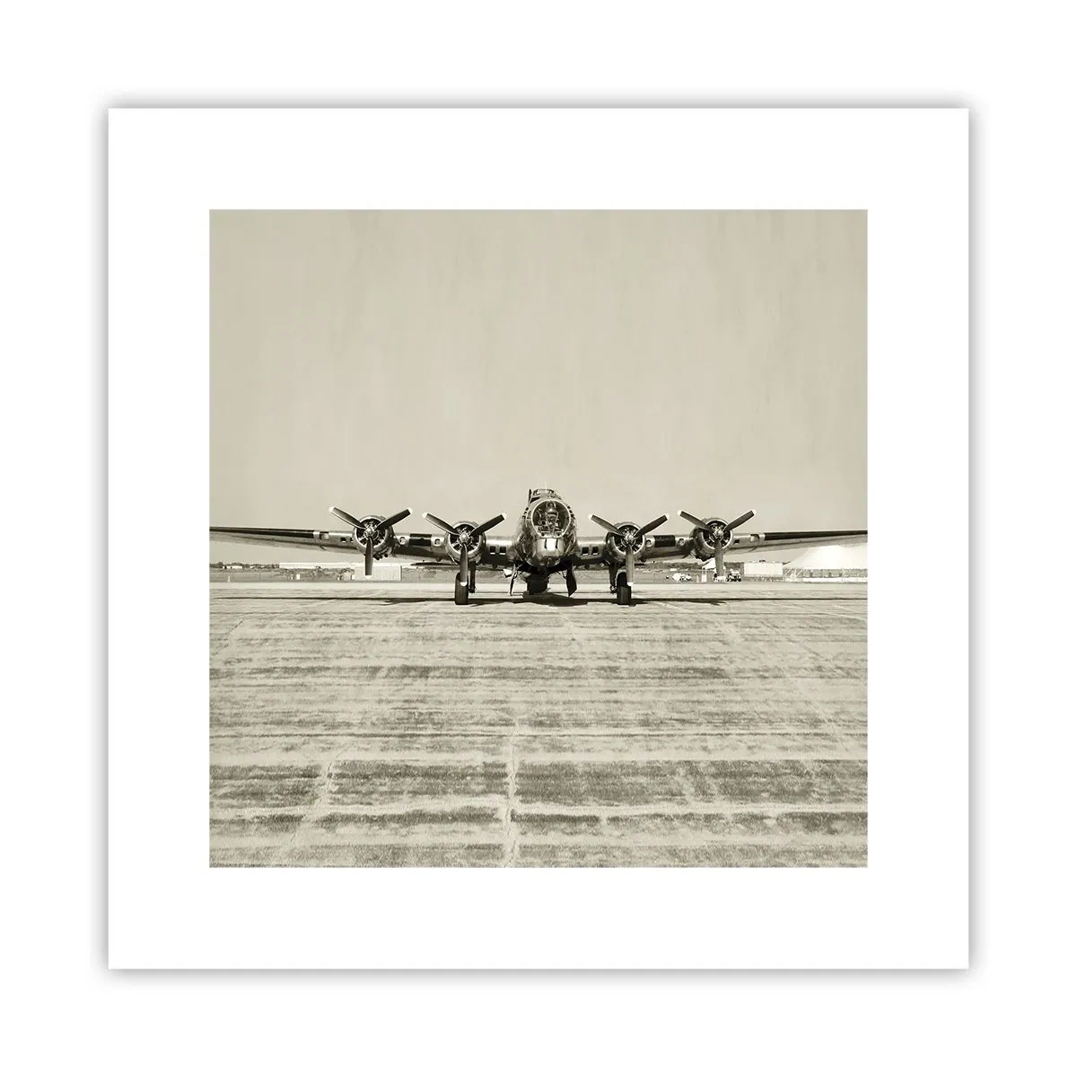 Plakat - Jak zawsze gotowy - 30x30 cm