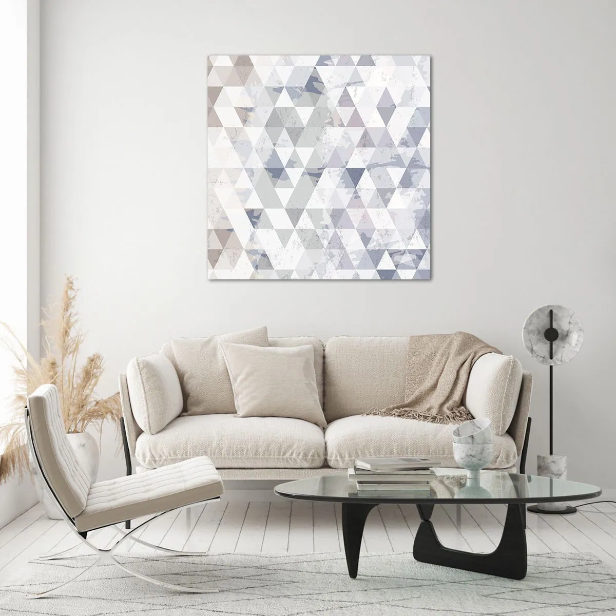 Obraz na szkle - W rytmie na trzy - 40x40 cm