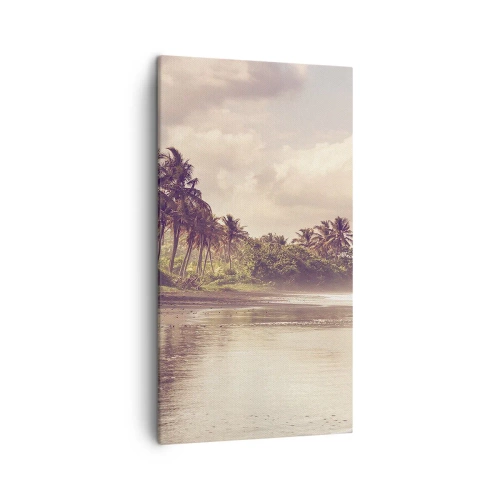 Obraz na płótnie - Pieszczota fal - 45x80 cm