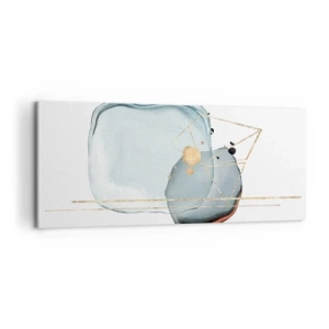Obraz na płótnie - Studium kropli - 100x40 cm