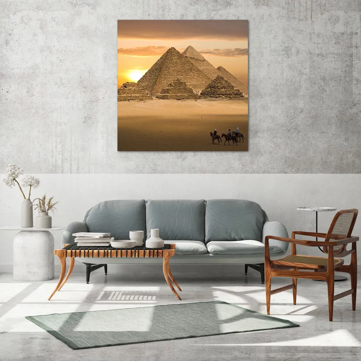 Obraz na szkle - Bez zmian od tysięcy lat - 70x70 cm