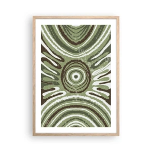 Plakat w ramie jasny dąb - Eksplozja emocji - 50x70 cm